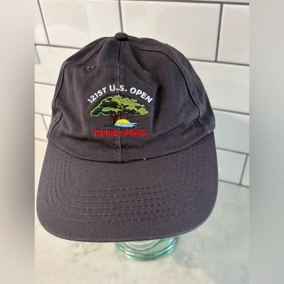 NWOT Grey Adjustable 121st U.S. Open Torrey Pines Golf Hat - Picture 1 of 5